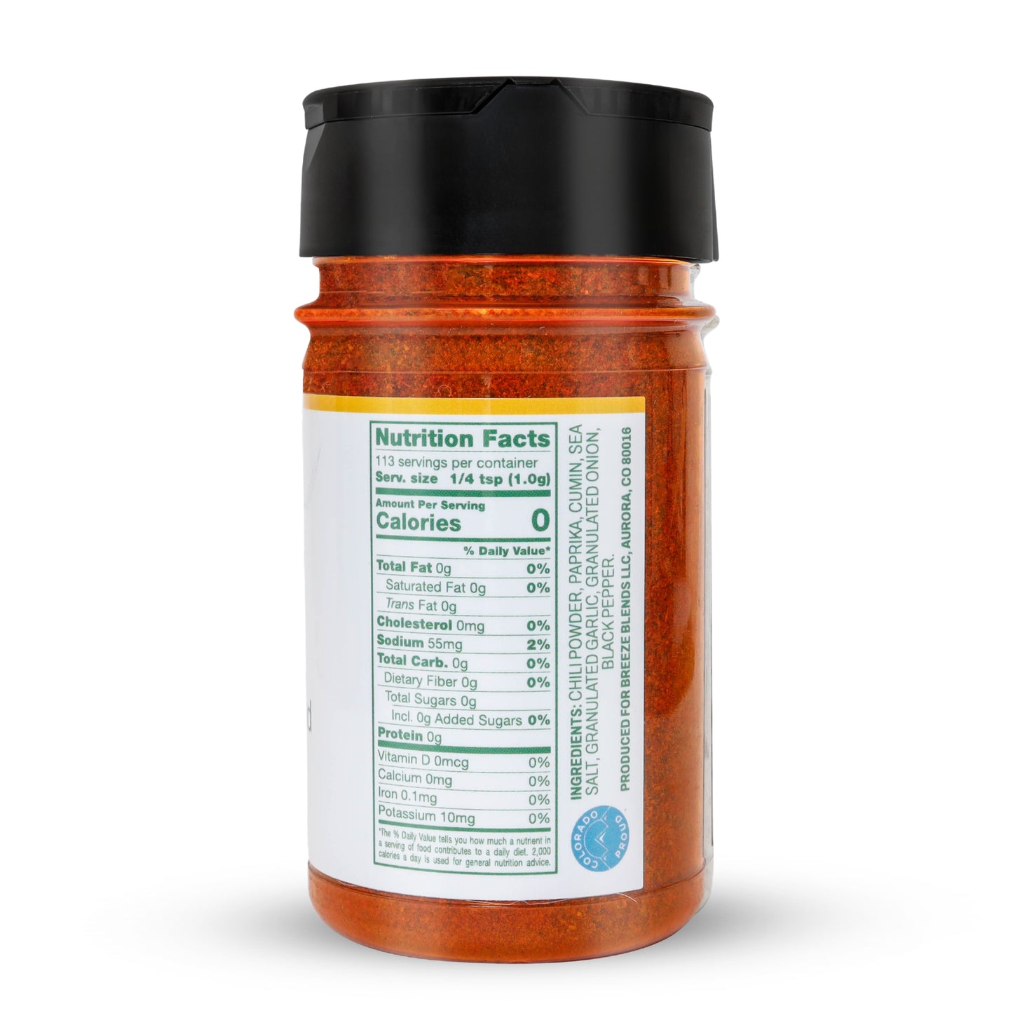 southwest blend seasoning nutrition facts and ingredient list