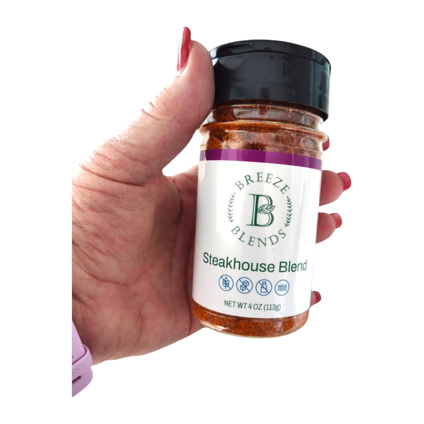 Breeze Blends Steakhouse Blend in Shaker Bottle