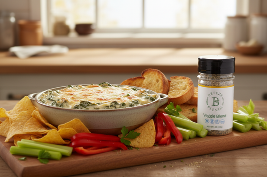 Crock Pot Spinach Artichoke Dip Recipe | Breeze Blends Veggie Blend