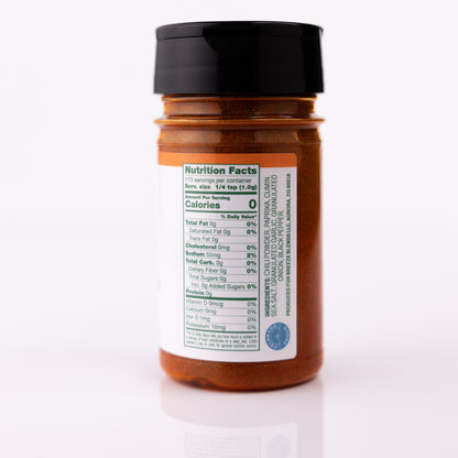 Breeze Blends Southwest blend ingredients list and nutrition facts label on a white background