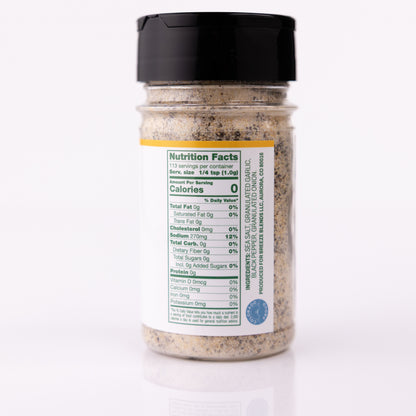 Breeze Blends Veggie blend ingredients list and nutrition facts label on a white background