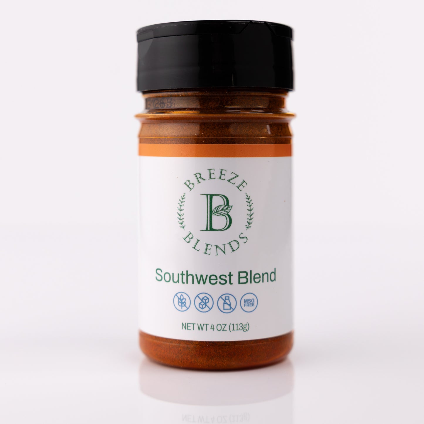 Bottle of Breeze Blends Southwest Blend on a white background
