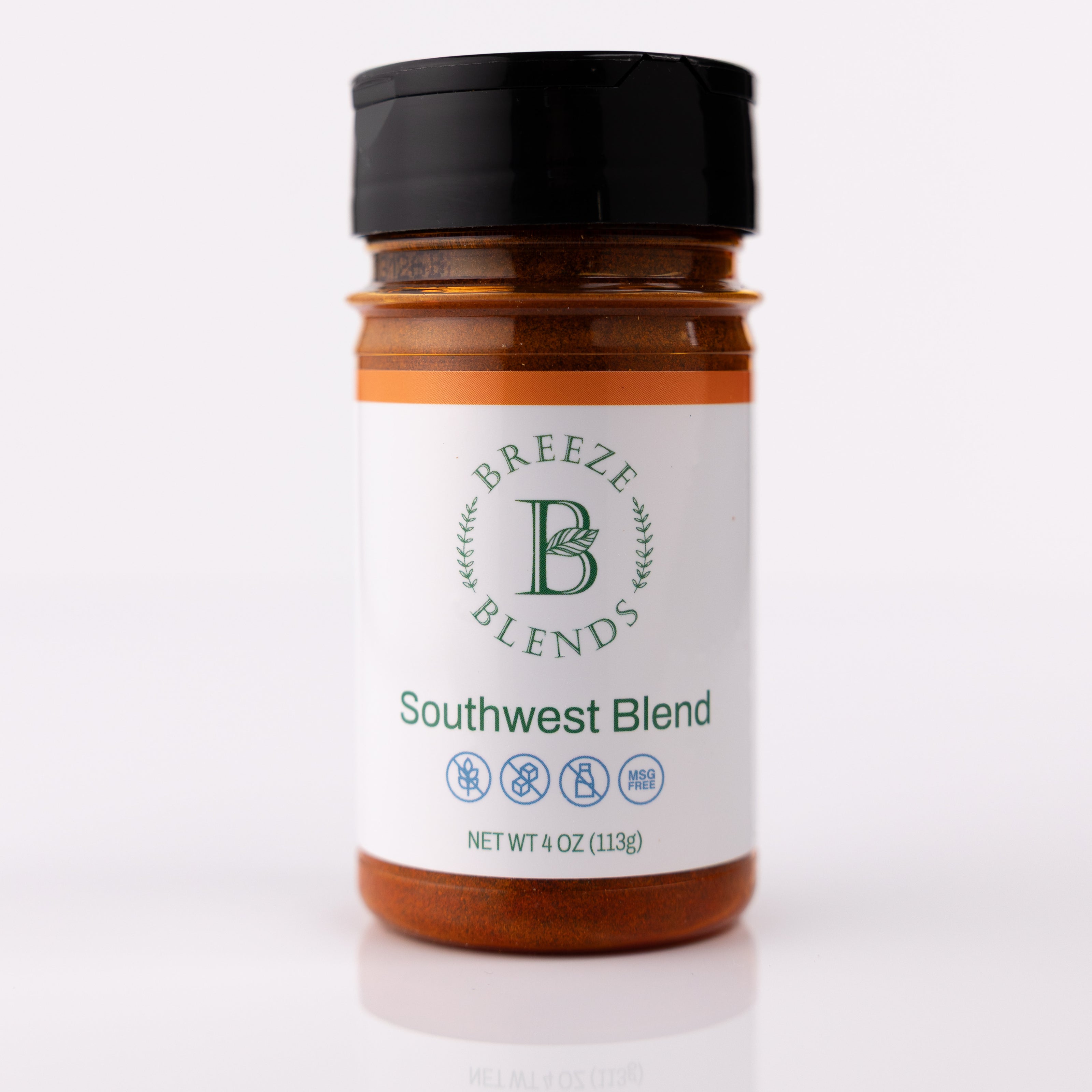 Bottle of Breeze Blends Southwest Blend on a white background