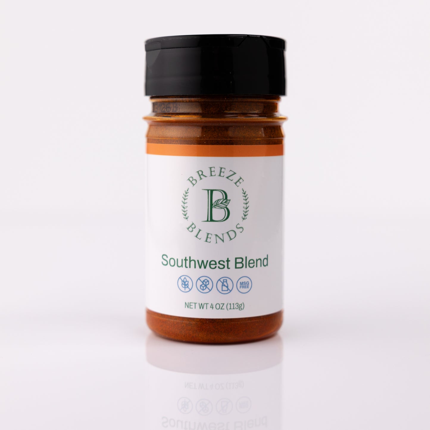 Bottle of Breeze Blends Southwest Blend on a white background