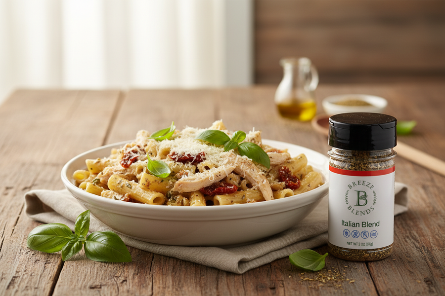 Italian Herb Chicken Pasta with Italian Blend